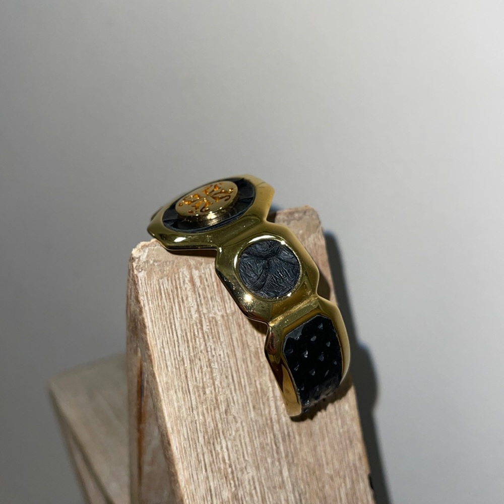 Rustic Cuff Gold & Snakeskin Cuff - Picture 4 of 14